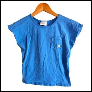 Hanna Andersson Graphic Tee Pocket Sun Short Sleeve Top‎ Size 10